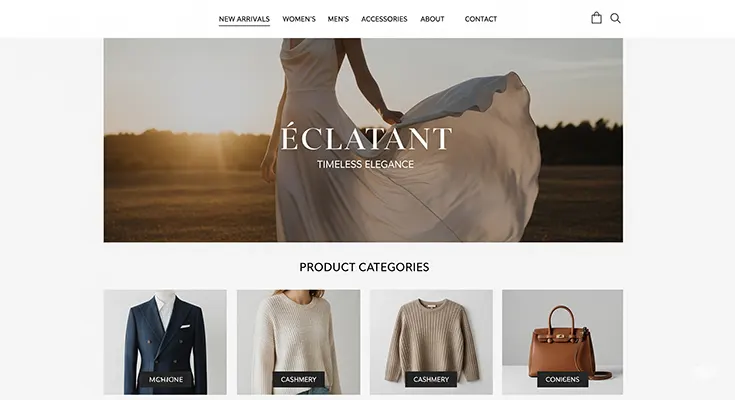E-commerce Website Design Tips for a Luxury Clothing Brand