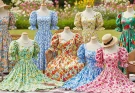 Vintage-Inspired Floral Summer Dresses with Puffy Sleeves: A Timeless Style Statement
