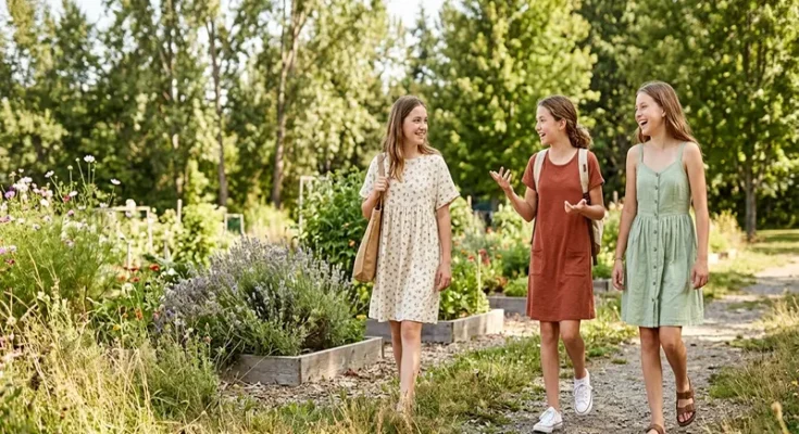 Cute Organic Cotton Casual Dresses for Junior Girls on a Budget