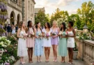 Elegant White and Pastel Graduation Dresses for High School Juniors