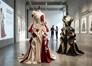 Sculptural Dress Design Trends: The Convergence of 3D Floral Appliqués and Geometric Folds