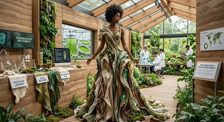 The Living Gown: High Fashion’s Transition to Regenerative and Circular Bio-Fabrics